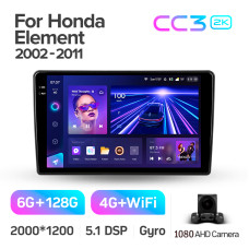 Штатна магнітола Teyes CC3 6+128 Gb Honda Element YH 2002-2011 10" 2k
