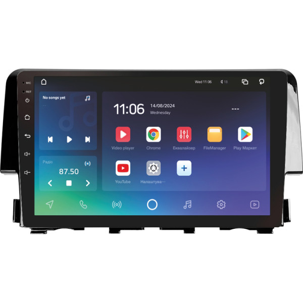 Штатна магнітола SIGMA PRO 9432 ANDROID 10 4+32 Gb 4G DSP Honda Civic 10 FC FK 2015-2020 9