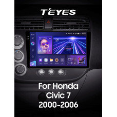 Штатна магнітола Teyes CC3 4+32 Gb Honda Civic 7 2000-2006 9" 2k