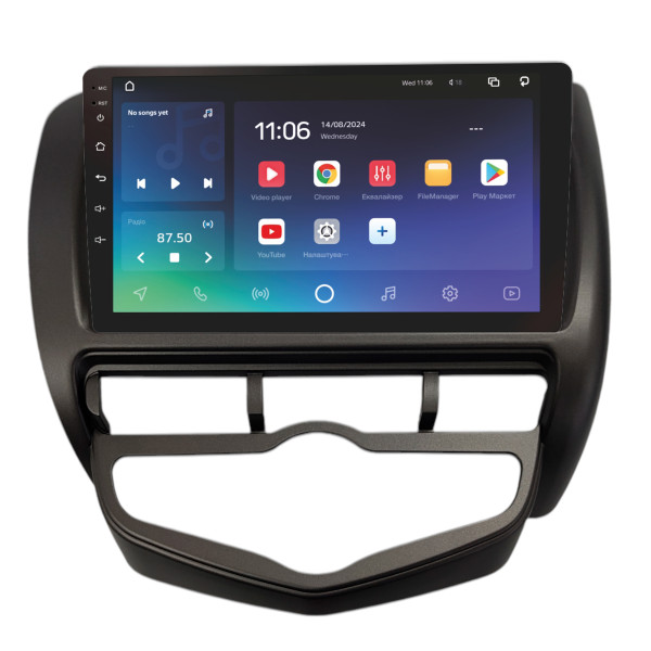 Штатна магнітола SIGMA PRO 9432 ANDROID 10 4+32 Gb 4G DSP Honda FIT CITY JAZZ 2002-2008 MT AC LHD 9