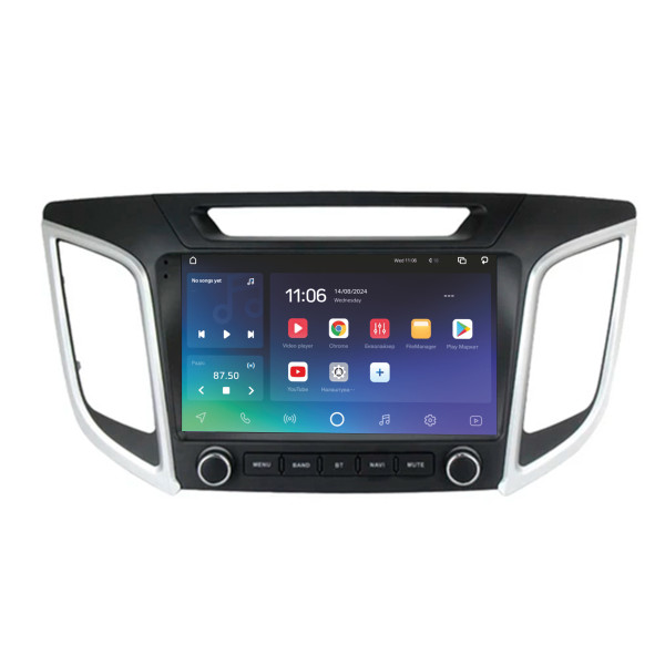 Штатна магнітола SIGMA PRO 9464 ANDROID 10 4+64 Gb 4G DSP Hyundai IX25 2015-2019 with buttons 9
