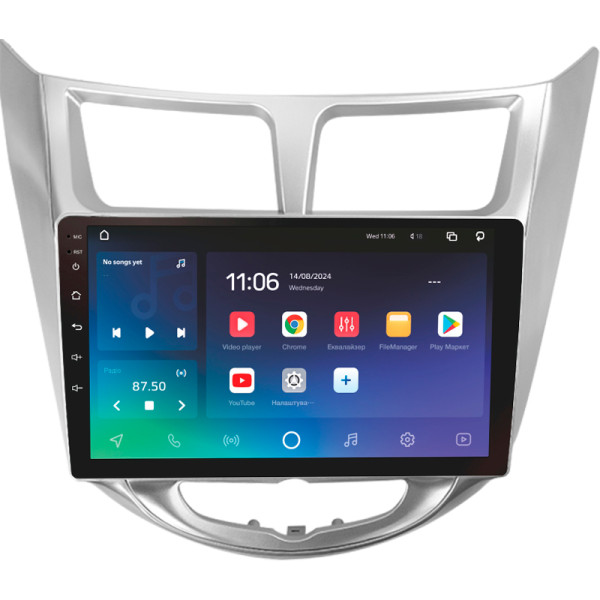 Штатна магнітола SIGMA PRO 9432 ANDROID 10 4+32 Gb 4G DSP Hyundai Solaris 1 2010-2016 9