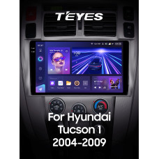 Штатная магнитола Teyes CC3 2k 4+32 Gb Hyundai Tucson 1 2004-2009 10″