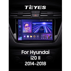 Штатная магнитола Teyes CC3 2k 4+64 Gb Hyundai i20 2 GB 2014-2018 9″