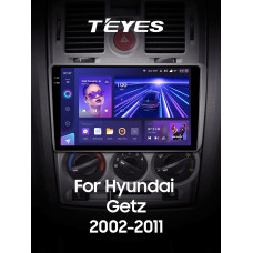 Штатная магнитола Teyes CC3 2k 4+32 Gb Hyundai Getz 1 2002-2011 (F2) 9″
