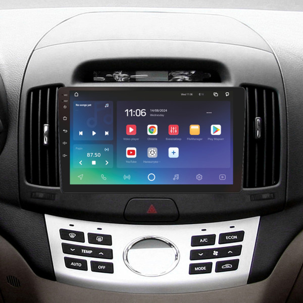 Штатна магнітола SIGMA PRO 9432 ANDROID 10 4+32 Gb 4G DSP Hyundai Elantra 4 HD 2006-2012 9