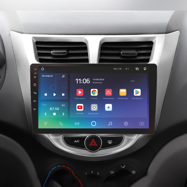 Штатна магнітола SIGMA PRO 9432 ANDROID 10 4+32 Gb 4G DSP Hyundai Solaris 1 2010-2016 9