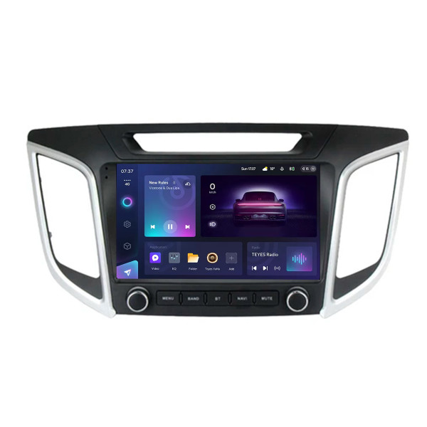 Штатна магнітола Teyes CC3 6+128 Gb Hyundai IX25 2015-2019 with buttons 9