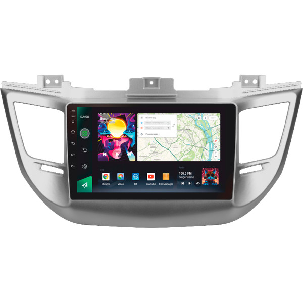 Штатная магнитола Sigma Pro 9464 4+64 Gb Hyundai Tucson 3 2015-2018 (A) 9″