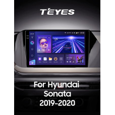 Штатная магнитола Teyes CC3 2k 4+64 Gb Hyundai Sonata DN8 (1 Din) 2019-2020 (B) 10″