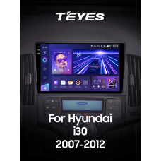 Штатная магнитола Teyes CC3 2k 6+128 Gb 360° Hyundai i30 1 FD 2007-2012 (F1) 9″