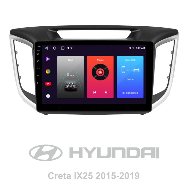 Штатная магнитола Sigma F10216 2+32 Gb Hyundai Creta IX25 2015-2019 10″