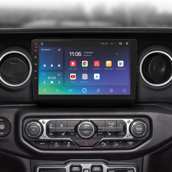 Штатна магнітола SIGMA PRO 9464 ANDROID 10 4+64 Gb 4G DSP Jeep Wrangler 4 JL 2018-2019 9