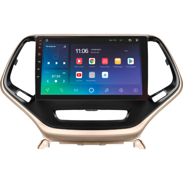 Штатна магнітола SIGMA PRO 10432 ANDROID 10 4+32 Gb 4G DSP Jeep Cherokee 5 KL 2014-2018 10