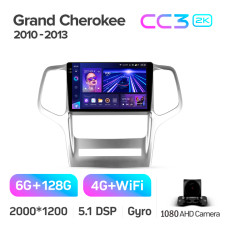 Штатна магнітола Teyes CC3 6+128 Gb Jeep Grand Cherokee WK2 2010-2013 9" 2k (L2)
