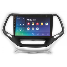 Штатна магнітола SIGMA PRO 10464 ANDROID 10 4+64 Gb 4G DSP Jeep Cherokee 5 KL 2014-2018 silver 10"
