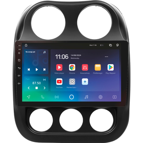 Штатна магнітола SIGMA PRO 10432 ANDROID 10 4+32 Gb 4G DSP Jeep Compass 1 MK 2009-2015 10