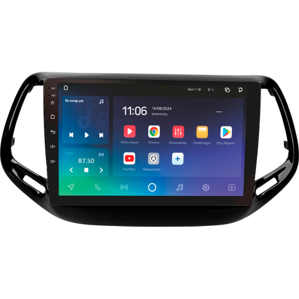 Штатна магнітола SIGMA PRO 10432 ANDROID 10 4+32 Gb 4G DSP Jeep Compass 2 MP 2016-2018 10