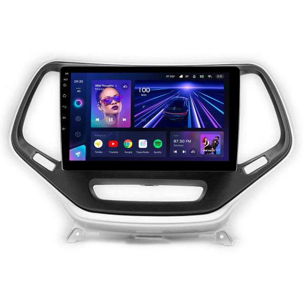 Штатна магнітола Teyes CC3 4+32 Gb Jeep Cherokee 5 KL 2014-2018 silver 10