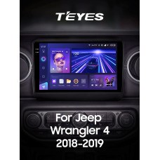 Штатна магнітола Teyes CC3 6+128 Gb Jeep Wrangler 4 JL 2018-2019 9" 2k (L1)
