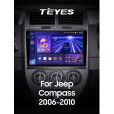 Штатна магнітола Teyes CC3 4+32 Gb Jeep Compass 1 MK 2006-2010 10" 2k (L1)
