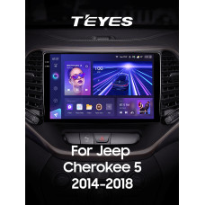 Штатна магнітола Teyes CC3 4+32 Gb Jeep Cherokee 5 KL 2014-2018 10" 2k