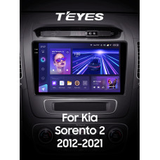 Штатна магнітола Teyes CC3 6+128 Gb Kia Sorento 2 II XM 2012 - 2021 (F1) 9" 2k