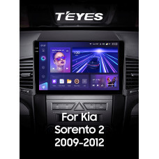 Штатная магнитола Teyes CC3 2k 4+32 Gb Kia Sorento 2 XM 2009-2012 (A) 10″