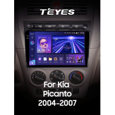 Штатная магнитола Teyes CC3 2k 6+128 Gb Kia Picanto SA, Morning 2004-2007 9″