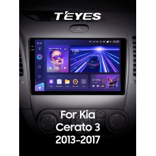 Штатная магнитола Teyes CC3 2k 6+128 Gb 360° Kia Cerato 3 YD 2013-2017 (F1) (C) 9″