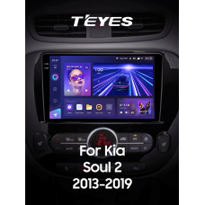 Штатна магнітола Teyes CC3 6+128 Gb з коловим оглядом 360° Kia Soul 2 PS 2013-2019 (A) 9" 2k