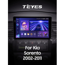 Штатна магнітола Teyes CC3 4+64 Gb Kia Sorento BL 2002 - 2011 9" 2k