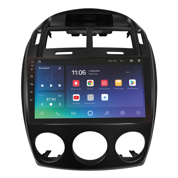 Штатна магнітола SIGMA PRO 9464 ANDROID 10 4+64 Gb 4G DSP Kia Cerato 1 LD 2005-2006 Manual Black 9