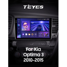 Штатная магнитола Teyes CC3 2k 4+64 Gb Kia Optima 3 K5 TF 2010-2015 (F1) 9″