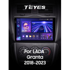 Штатна магнітола Teyes CC3 6+128 Gb з коловим оглядом 360° LADA Granta Cross 2018-2023 9" 2k