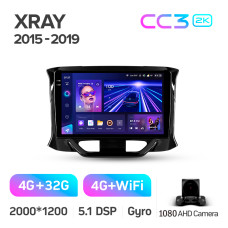 Штатна магнітола Teyes CC3 4+32 Gb LADA Xray 2015-2019 9" 2k