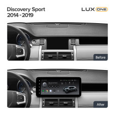 Штатна магнітола Teyes LUX ONE 6+128 Gb з коловим оглядом 360° Land Rover Discovery Sport L550 2014-2019 (B) 12.3" (L3)