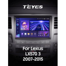 Штатна магнітола Teyes CC3 6+128 Gb Lexus LX570 J200 3 lll 2007-2015 (B) 9" 2k (L3)
