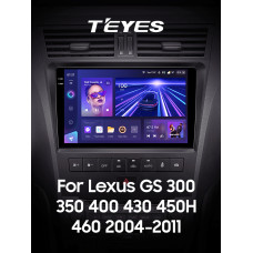 Штатная магнитола Teyes CC3 2k 6+128 Gb 360° Lexus GS 3 300 350 400 430 450H 460 2004-2011 9″