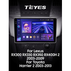 Штатная магнитола Teyes CC3 2k 4+32 Gb Lexus RX300 RX330 RX350 RX400H, Toyota Harrier 2003-2009 9″