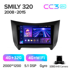 Штатна магнітола Teyes CC3 4+32 Gb Lifan Smily 320 2008-2015 9" 2k