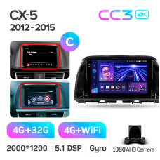 Штатная магнитола Teyes CC3 2k 4+32 Gb Mazda CX-5 1 KE 2012-2015 (C) 9″