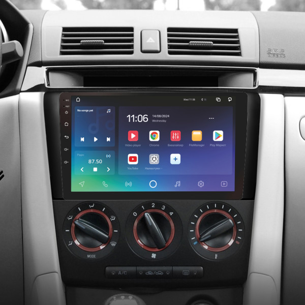 Штатна магнітола SIGMA PRO 9432 ANDROID 10 4+32 Gb 4G DSP Mazda 3 1 BK 2003-2009 9