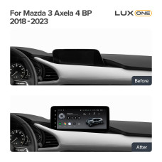 Штатна магнітола Teyes LUX ONE 6+128 Gb з коловим оглядом 360° Mazda 3 Axela 4 BP 2018-2023 (B) 12.3"