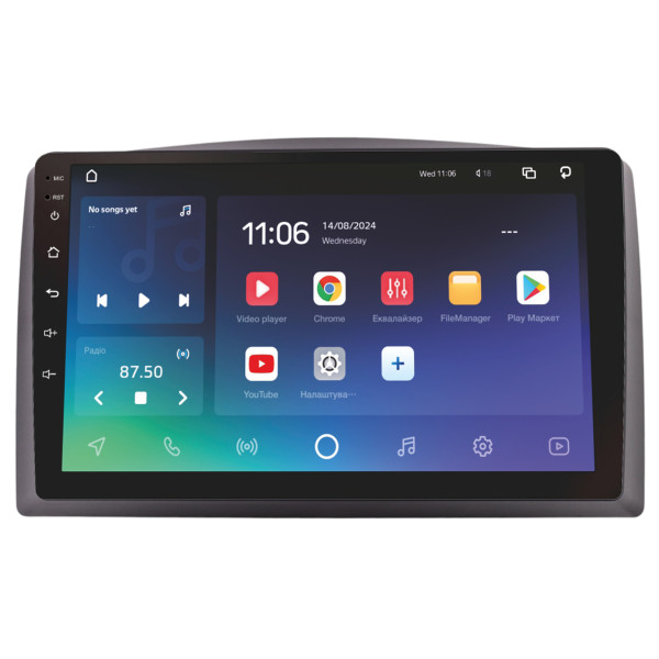 Штатна магнітола SIGMA PRO 10432 ANDROID 10 4+32 Gb 4G DSP Mercedes Benz BENZ VITO 2014-2021 Black A-Mod 10