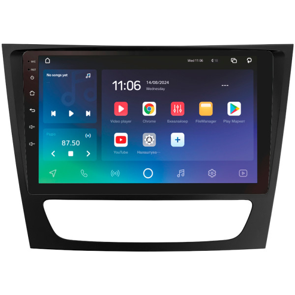Штатна магнітола SIGMA PRO 9432 ANDROID 10 4+32 Gb 4G DSP Mercedes Benz E Class S211 W211 2002-2009 CLS Class C219 2004-2010 9