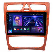 Штатна магнітола Teyes CC3 4+32 Gb Mercedes Benz C Class S203 CL203 W203 2000-2004 wooden 9" (L1)