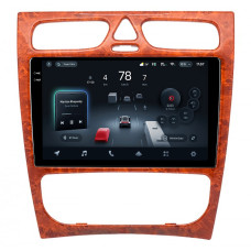Штатна магнітола Teyes CC4 Pro 8+128 Gb Mercedes Benz C Class S203 CL203 W203 2000-2004 wooden 9" 2k (L1)