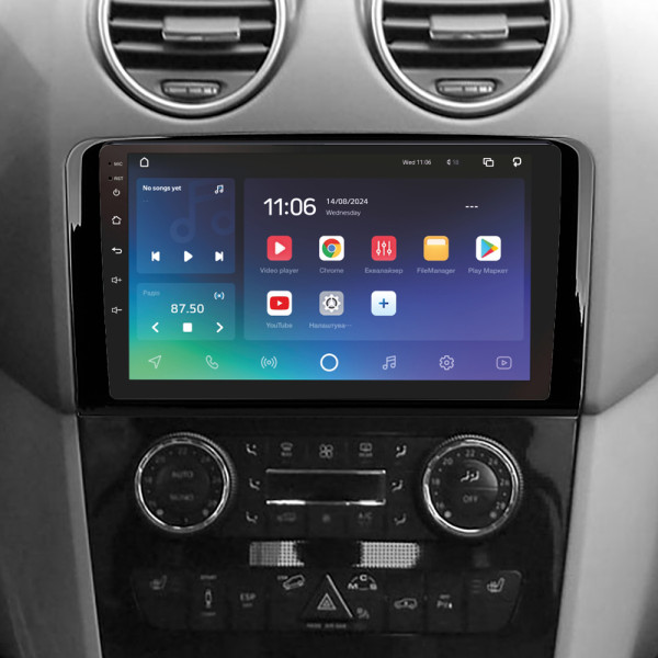 Штатна магнітола SIGMA PRO 9432 ANDROID 10 4+32 Gb 4G DSP Mercedes Benz ML GL ML350 GL320 X164 2005-2009 (F1) 9