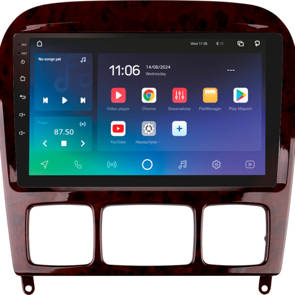 Штатна магнітола SIGMA PRO 9432 ANDROID 10 4+32 Gb 4G DSP Mercedes Benz S-Class W220 VV220 1998-2005 9